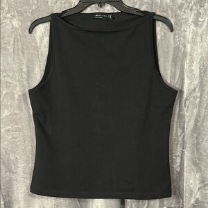 ASOS Black Fitted Sleeveless Tank Top
